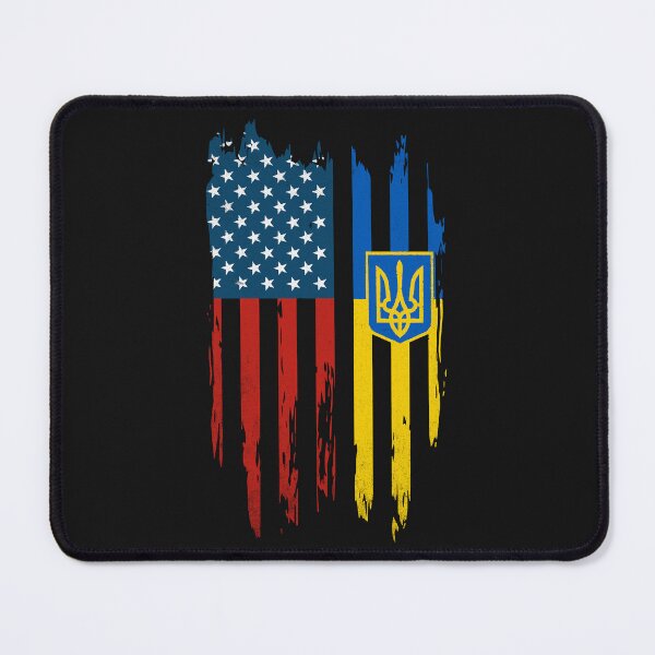 Item preview, Drapeau Ukrainien Américain Ukraine Usa Drapeau Vintage designed and sold by AshleyConnelly.