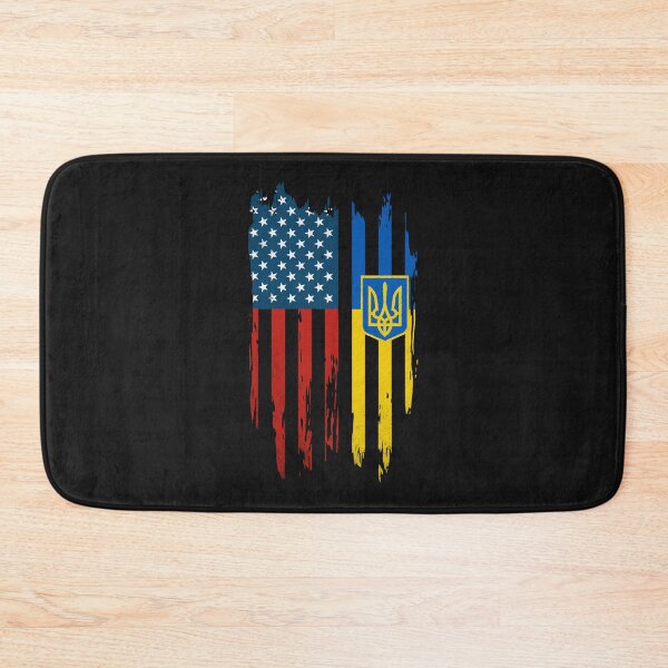 Item preview, Drapeau Ukrainien Américain Ukraine Usa Drapeau Vintage designed and sold by AshleyConnelly.