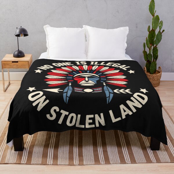 Item preview, No one should wear illegally stolen Indigenous immigrant shirts designed and sold by Jonny021.