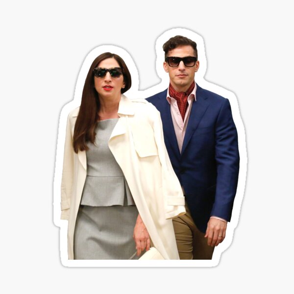 Brooklyn Nine Nine Jake and Gina Sticker