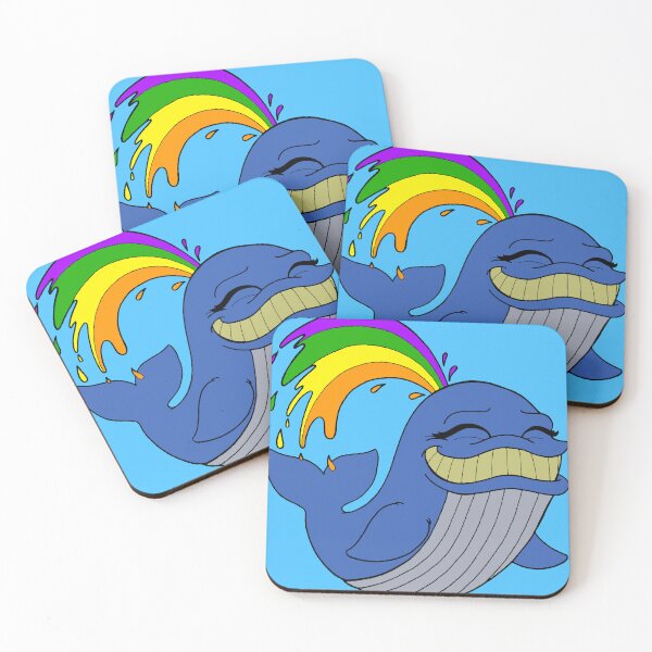 Item preview, Shootin' Rainbows Out Your Blowhole Blue Whale designed and sold by Danielle Gyles.