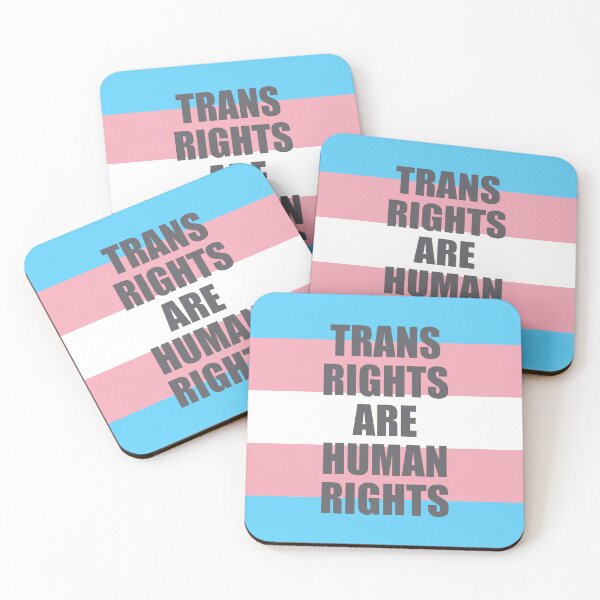 Item preview, Trans Rights Are Human Rights - Trans Flag - trans pride flag designed and sold by Inspirationmotivation.