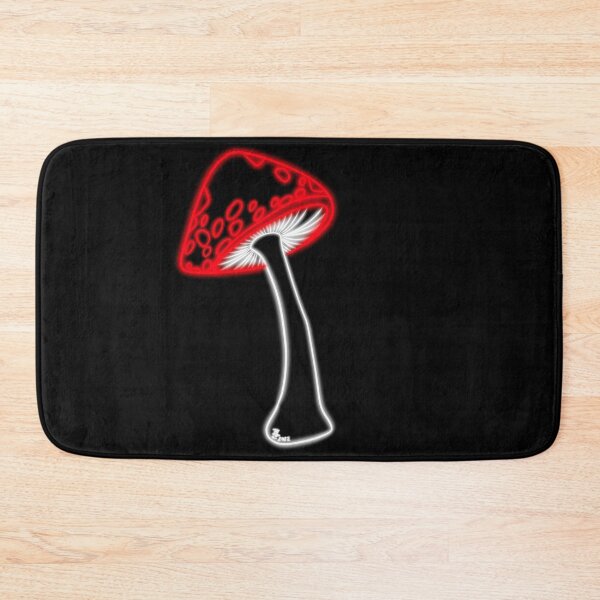 Item preview, Red Neon Glow Shroom designed and sold by that5280lady.