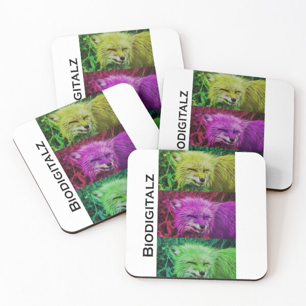 Item preview, Fox Glitch Art Biopunk designed and sold by BioDigital-Jazz.