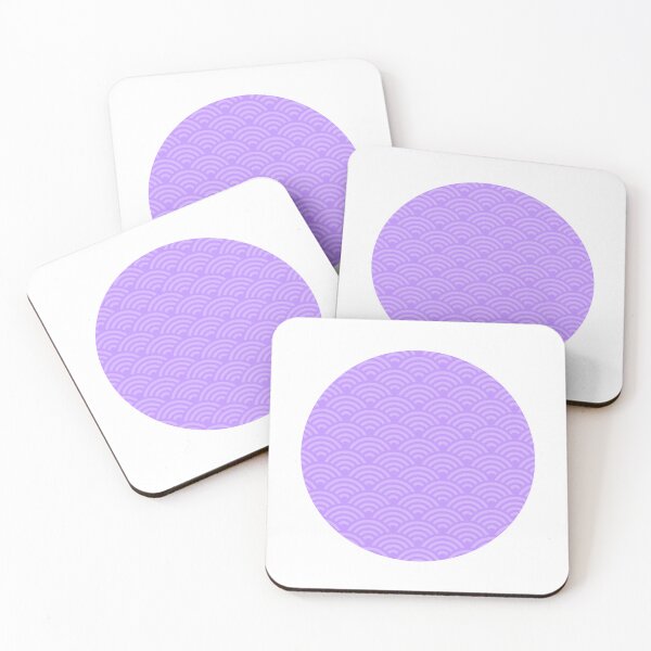 Item preview, Seigaiha Pattern in Purple Color designed and sold by Takeda-art.