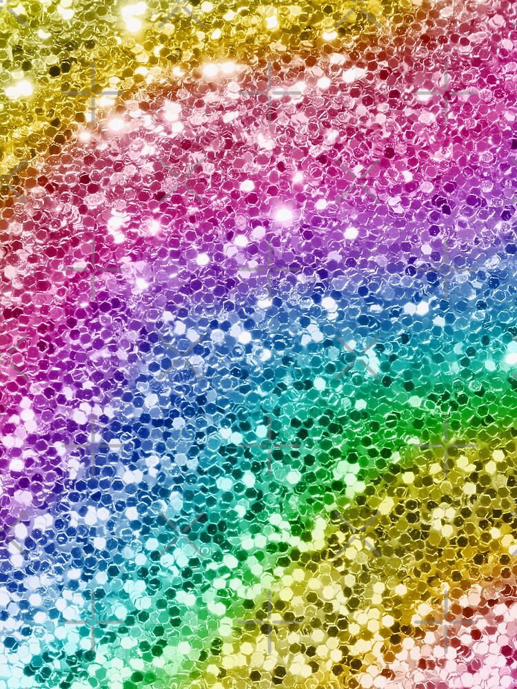 Rainbow Bright Glitter | Mini Skirt