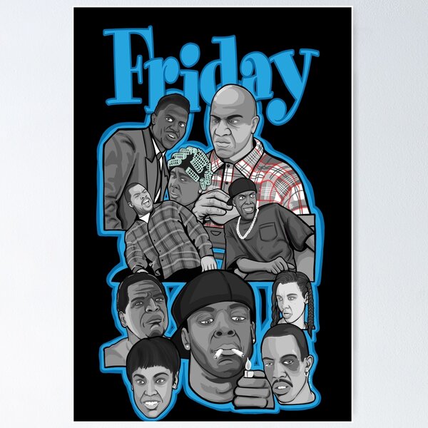 Item preview, Friday character collage designed and sold by gjnilespop.