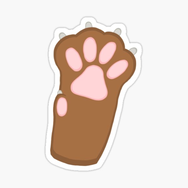 Item preview, Brown cat paw pink beans designed and sold by XLiviia.
