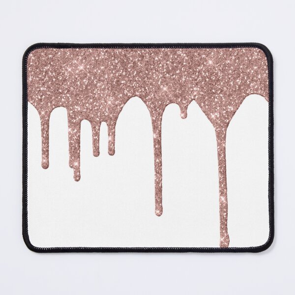 Item preview, Rose Gold Trendy Sparkle Glitter Drips  designed and sold by ColorFlowArt.
