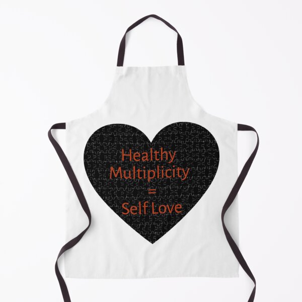 Item preview, Healthy Multiplicity=Self Love Heart Jigsaw Puzzle Graphic designed and sold by GladBlackLamb.