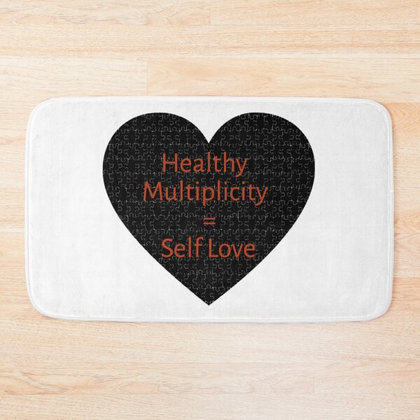 Item preview, Healthy Multiplicity=Self Love Heart Jigsaw Puzzle Graphic designed and sold by GladBlackLamb.