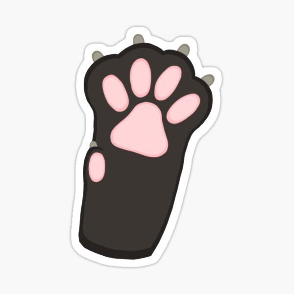Item preview, Black cat paw pink beans designed and sold by XLiviia.
