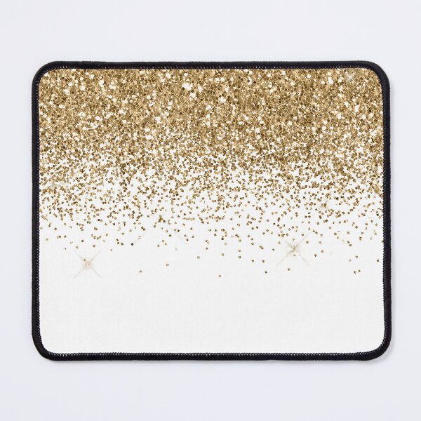 Item preview,  Yellow Gold Sparkle Glitter Fading Border  Ombre designed and sold by ColorFlowArt.