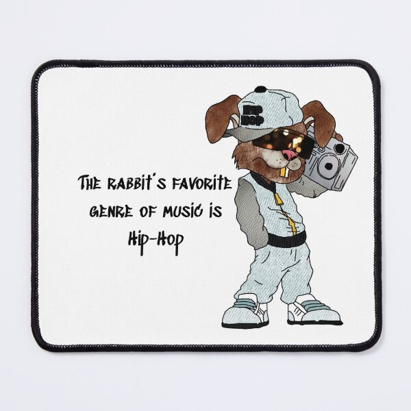 Item preview, The Rabbit’s Favorite Genre of Music is Hip-Hop designed and sold by Katie Matican.