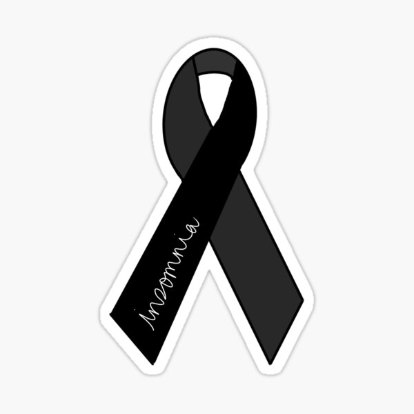 Item preview, Insomnia Awareness Ribbon  designed and sold by jenmishalecki.