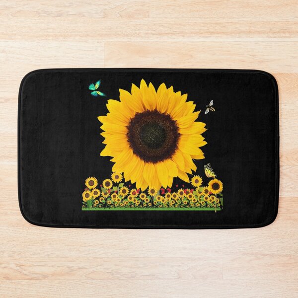 Item preview, Sunflowers with Butterflies and Bees in a Beautiful Field Ukraine designed and sold by BeautifulH.