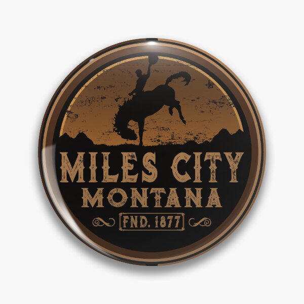 Item preview, Miles City, Montana MT Wild West Cowboy  designed and sold by NoBonesLife.