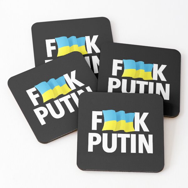 Aperçu de l'œuvre F Poutine (censuré en agitant le drapeau ukrainien) créée et vendue par AshleyConnelly.