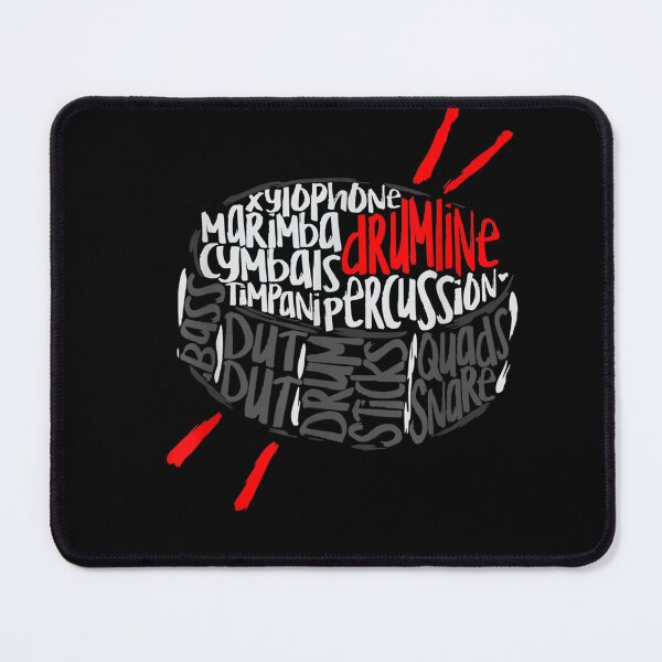Item preview, Drumline Marching Band Word Cloud Art T-Shirt designed and sold by AppenzellerBal.