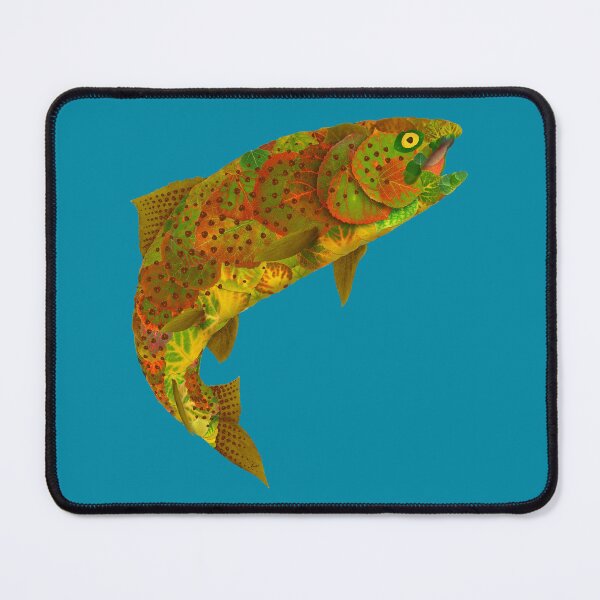 Item preview, Aspen Leaf Rainbow Trout 6 designed and sold by GobaFineArts.