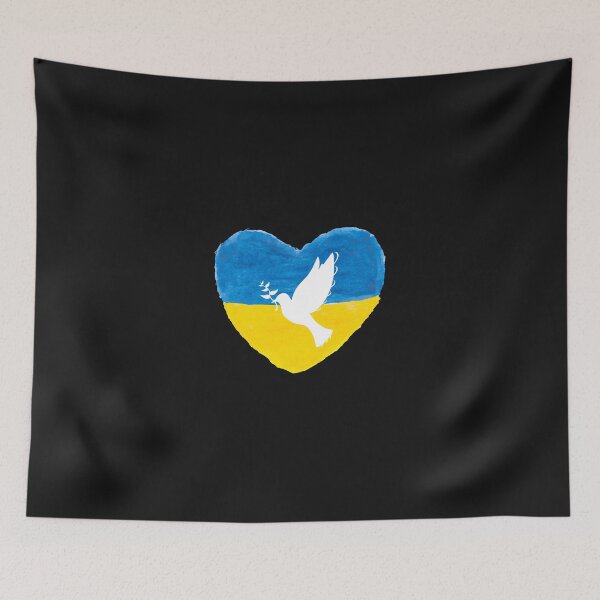 Item preview, Faites la paix, pas la guerre, priez pour l&x27;Ukraine designed and sold by AshleyConnelly.