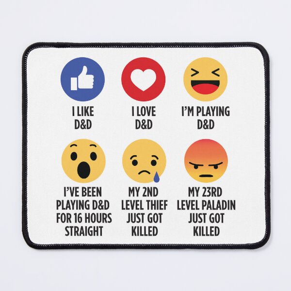 Item preview, D&D Emojis designed and sold by GobaFineArts.