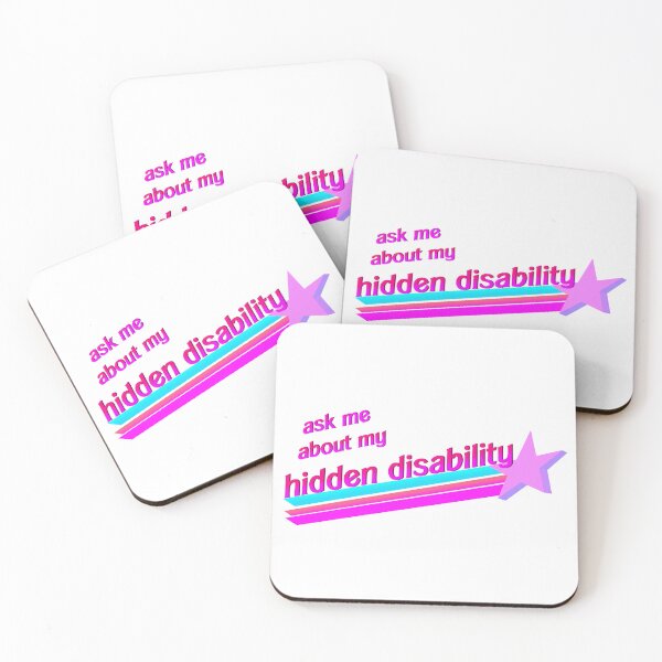 Item preview, ask me about my hidden disability ♥ designed and sold by icecreamfreeze.