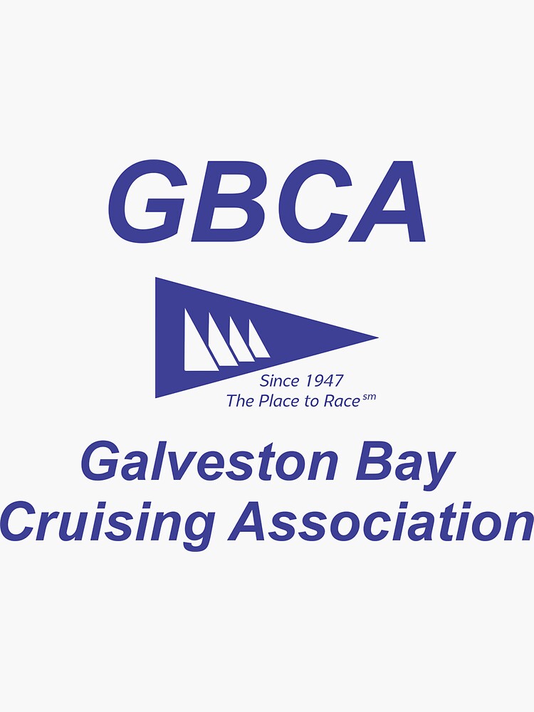 "Galveston Bay Cruising Association Burgee Logo" Sticker for Sale by GBCA Redbubble