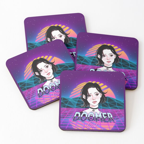 Item preview, Doomer Girl Vaporwave designed and sold by Lori P.