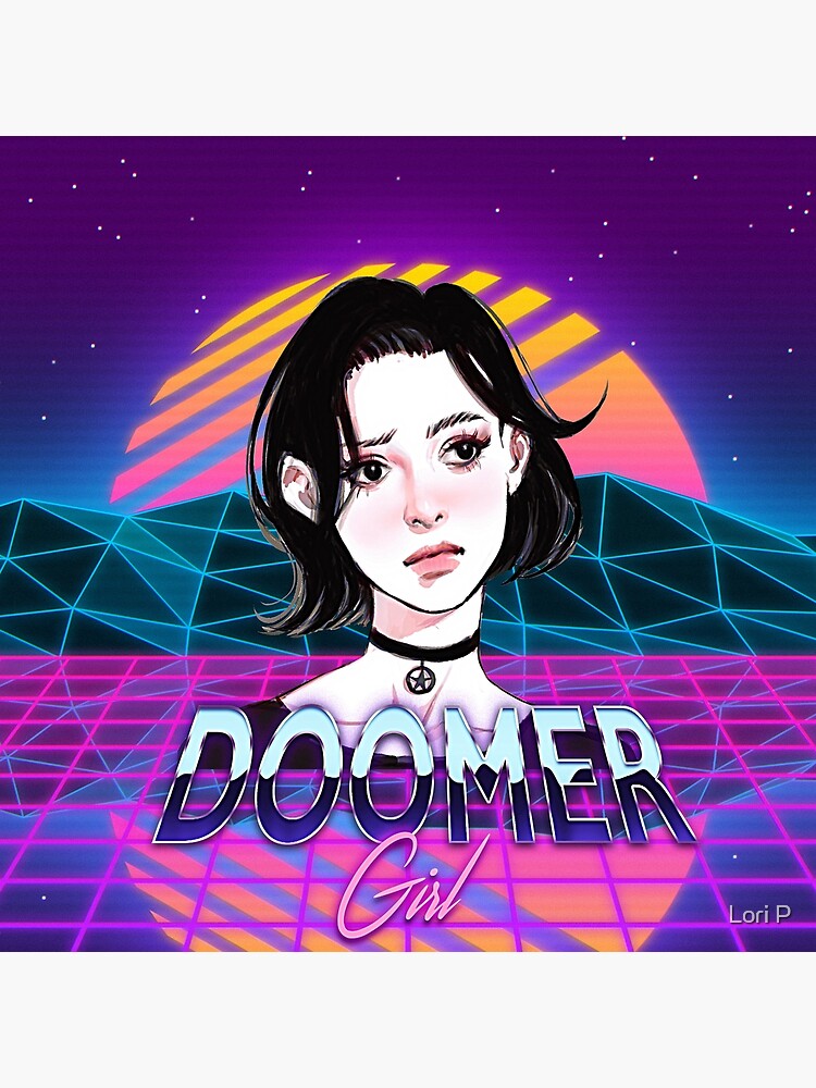Doomer Girl Meme | Art Board Print