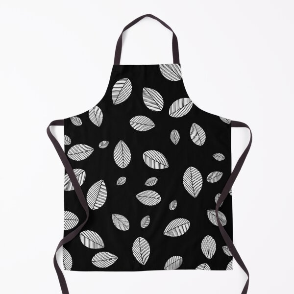 Item preview, Minimalist Leaves Pattern ,Natural Black and White designed and sold by zaysa.