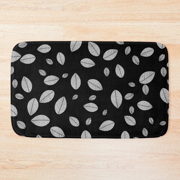 Item preview, Minimalist Leaves Pattern ,Natural Black and White designed and sold by zaysa.