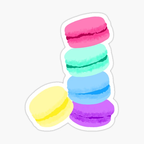 Rainbow Macarons Sticker