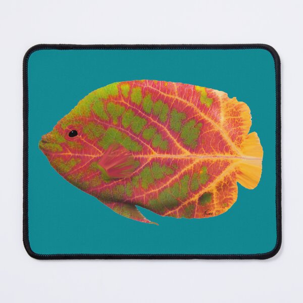 Item preview, Aspen Leaf Tropical Fish 1 designed and sold by GobaFineArts.