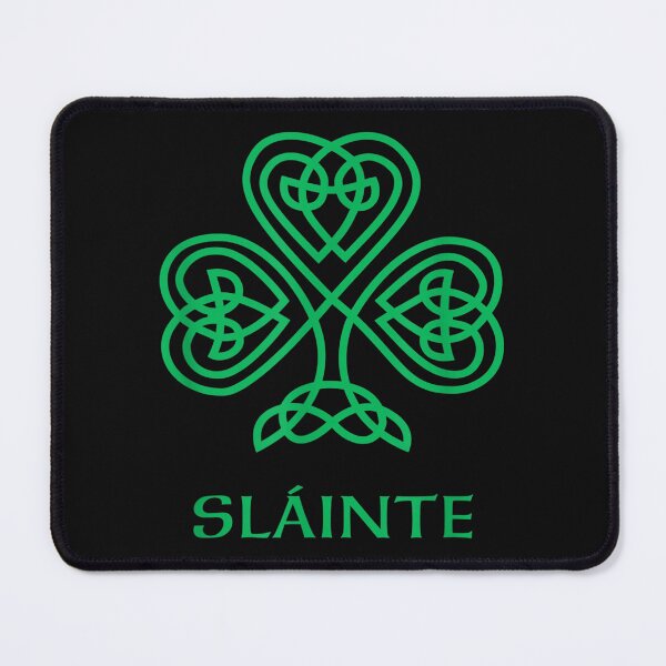 Item preview, Slainte Celtic Knot Irish Shamrock Green Shamrock designed and sold by tabyxoryje313.