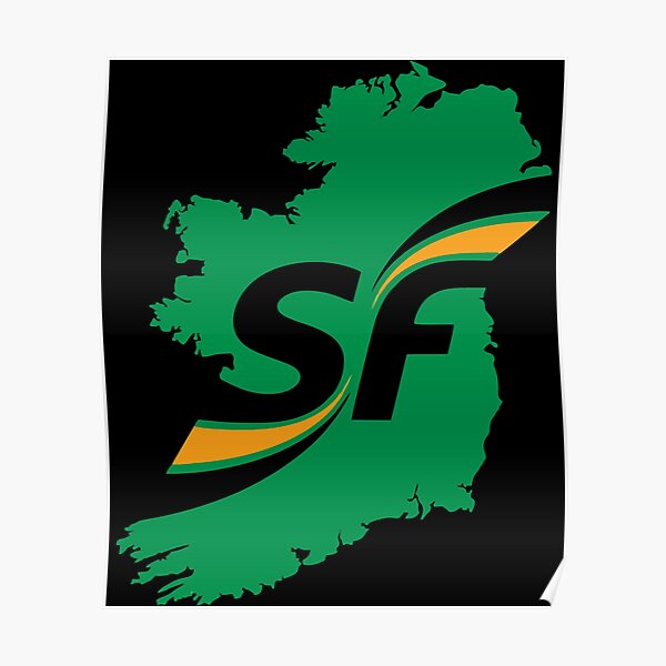 Sinn Fein Logo Poster For Sale By Avichole Redbubble