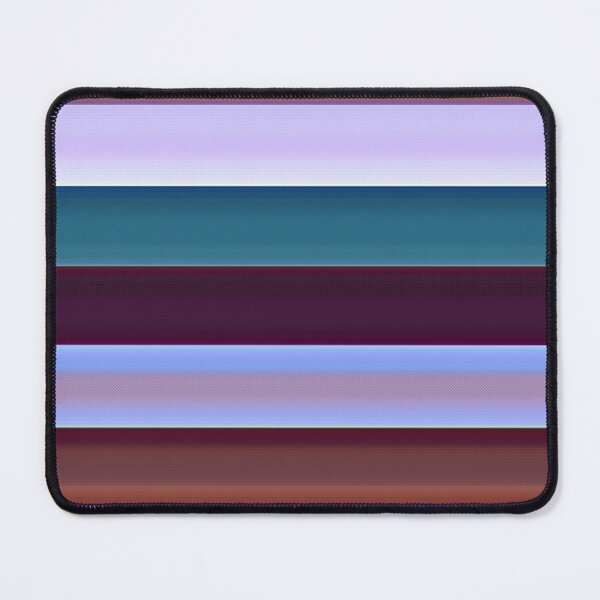 Item preview, Retro Stripes in Rust, turquoise, lavender, blue designed and sold by Mary Egan.