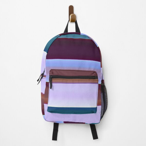 Item preview, Retro Stripes in Rust, turquoise, lavender, blue designed and sold by Mary Egan.