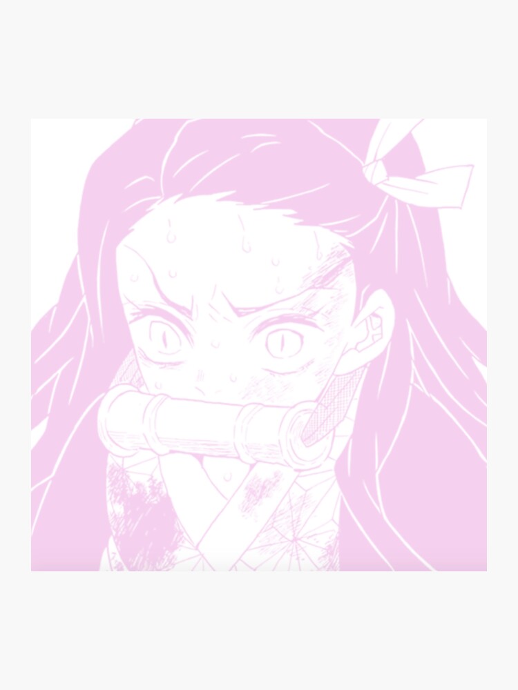 Nezuko Kamado Manga Panel Sticker By Genshingirl Redbubble