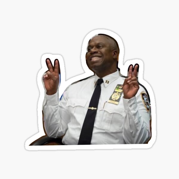 Captain Holt Brooklyn Nine Nine Sticker