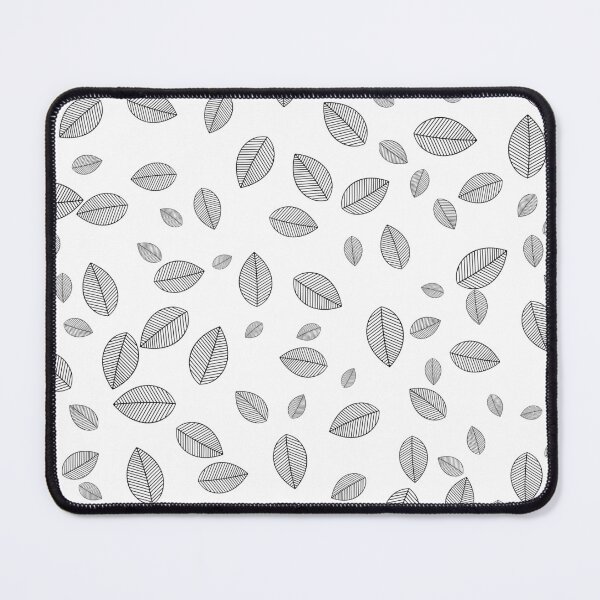 Item preview, Minimalist Leaves Pattern ,Natural Black and White designed and sold by zaysa.