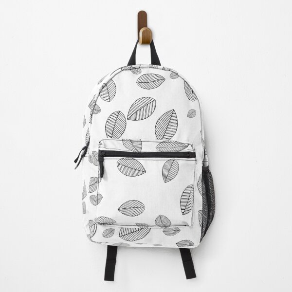 Item preview, Minimalist Leaves Pattern ,Natural Black and White designed and sold by zaysa.