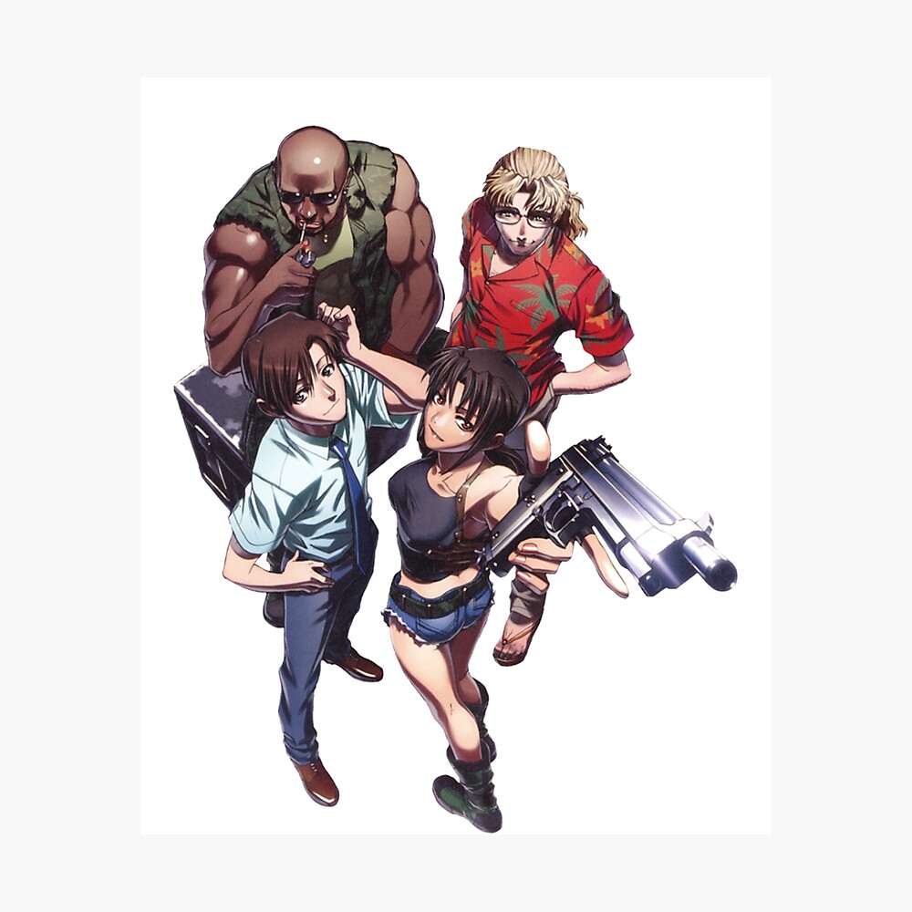 Black Lagoon Company ブラックラグーン Poster For Sale By Elenipalcera56 Redbubble