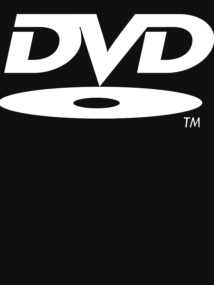 White DVD logo Essential T-Shirt for Sale by avichole1584