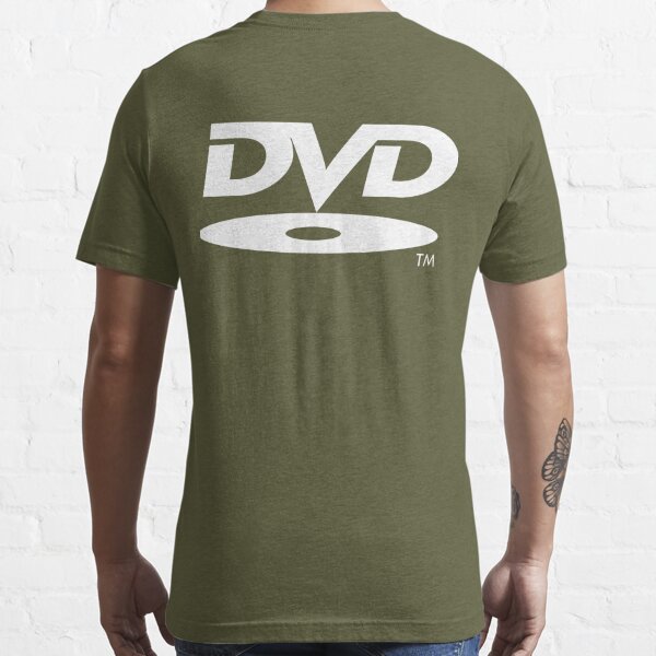 White DVD logo Essential T-Shirt for Sale by avichole1584