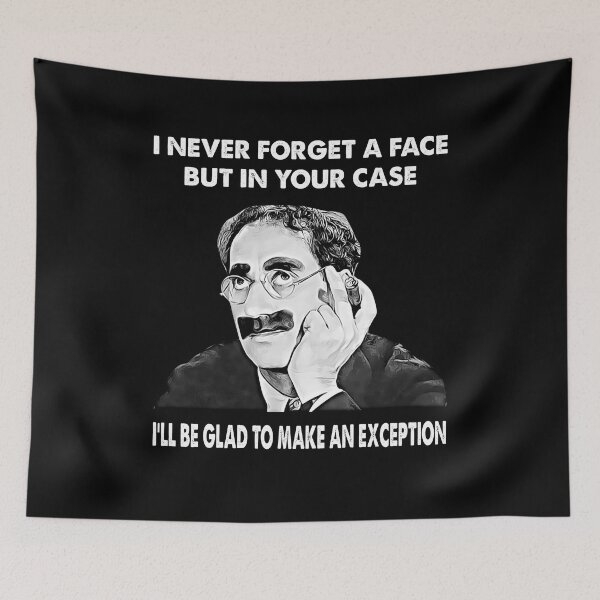 Item preview, I never forget a face but in your case man art vintage designed and sold by MimiJessica4.