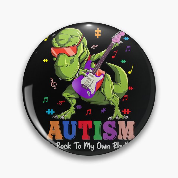 Item preview, Proud Autism Dinosaur Music Autism Awareness designed and sold by MarieSmart77.