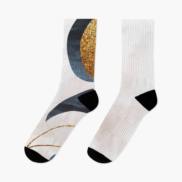 Item preview, Water color crescent abstract art designed and sold by ZafranOnline.