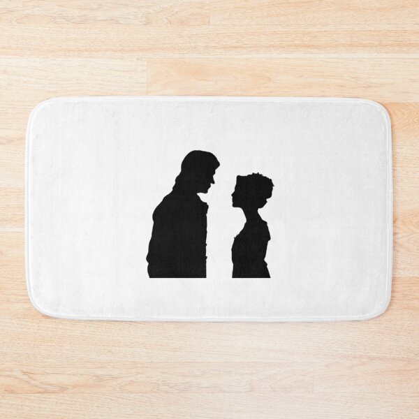 Artikelvorschau, Elizabeth und Darcy Silhouette entworfen und verkauft von Rachel Grace.