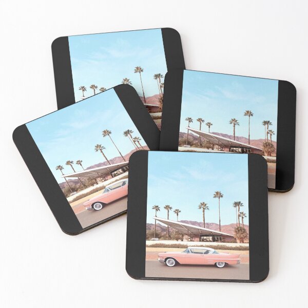 Item preview, Affiche de voitures de Palm Springs designed and sold by RubyMonahan.